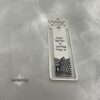 Sterling Silver Star of David Bookmark Kotel Design — top-down view, handmade in Israel