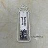 Sterling Silver Star of David Bookmark Kotel Design — styled shot, handmade in Israel