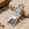 Sterling Silver Star of David Bookmark Kotel Design — warm-tone styled, handmade in Israel