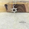 Sterling Silver Star of David Necklace Cubic Zirconia — three finishes side by side, handmade in Israel