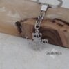 Sterling Silver Am Yisrael Chai Keyring Hebrew — three finishes side by side, handmade in Israel