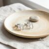 Sterling Silver Hebrew Chai Cufflinks — styled lifestyle, handmade in Israel