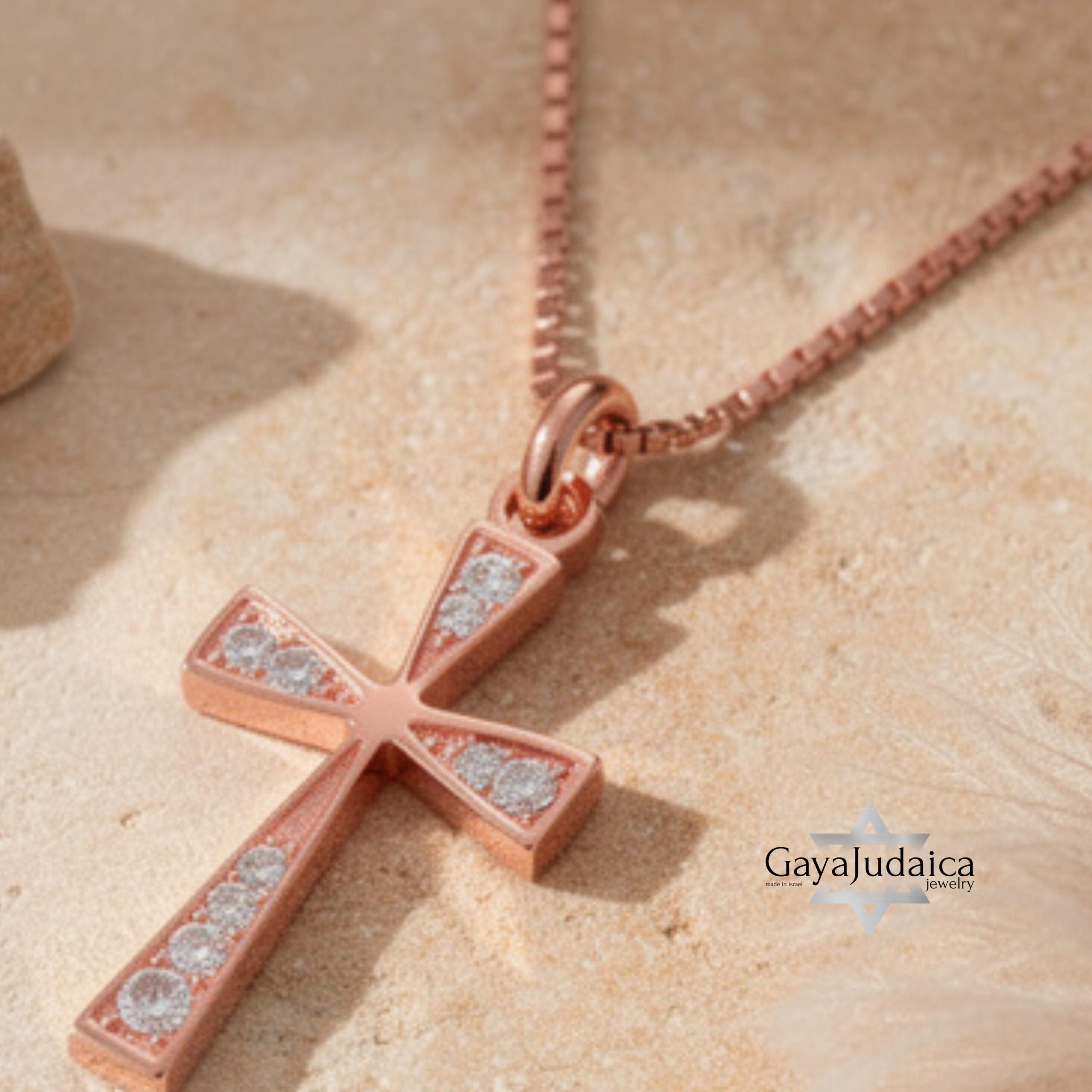 Sterling Silver Cross Necklace — Pavé Zirconia Pendant Sterling Silver Cross Necklace — Pavé Zirconia Pendant