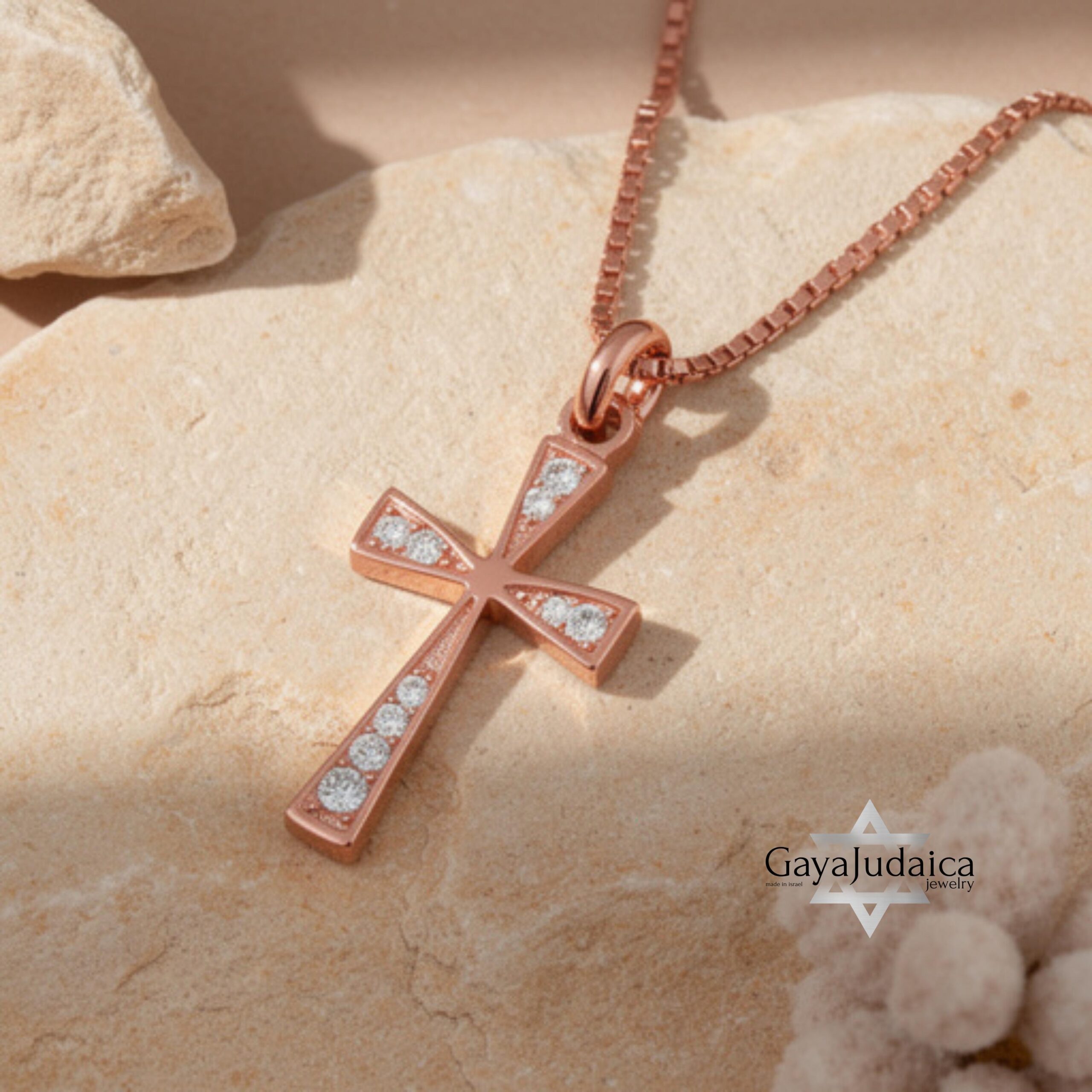 Sterling Silver Cross Necklace — Pavé Zirconia Pendant Sterling Silver Cross Necklace — Pavé Zirconia Pendant