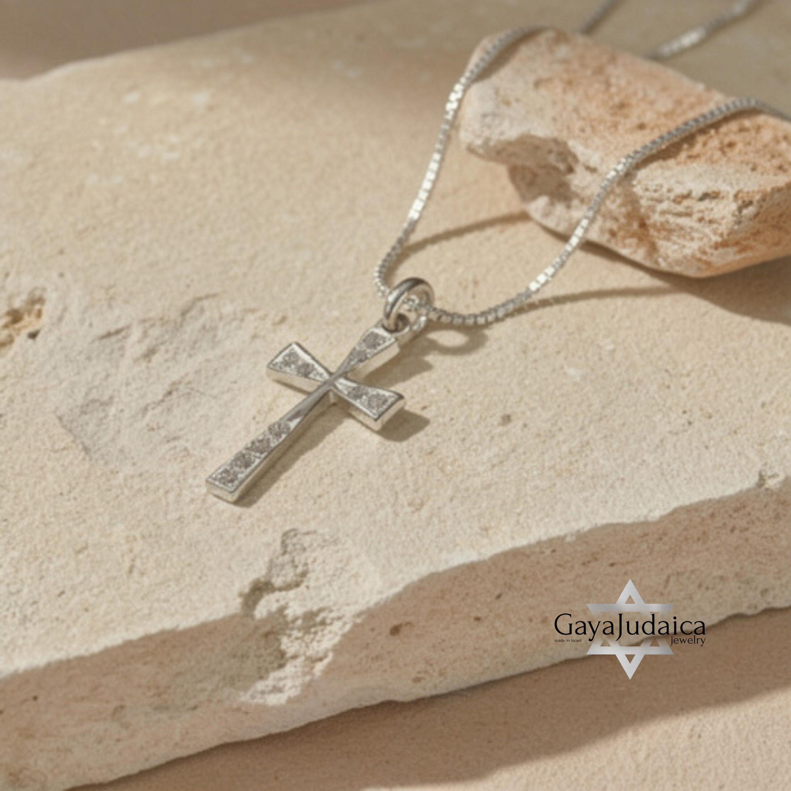 Sterling Silver Cross Necklace — Pavé Zirconia Pendant Sterling Silver Cross Necklace — Pavé Zirconia Pendant