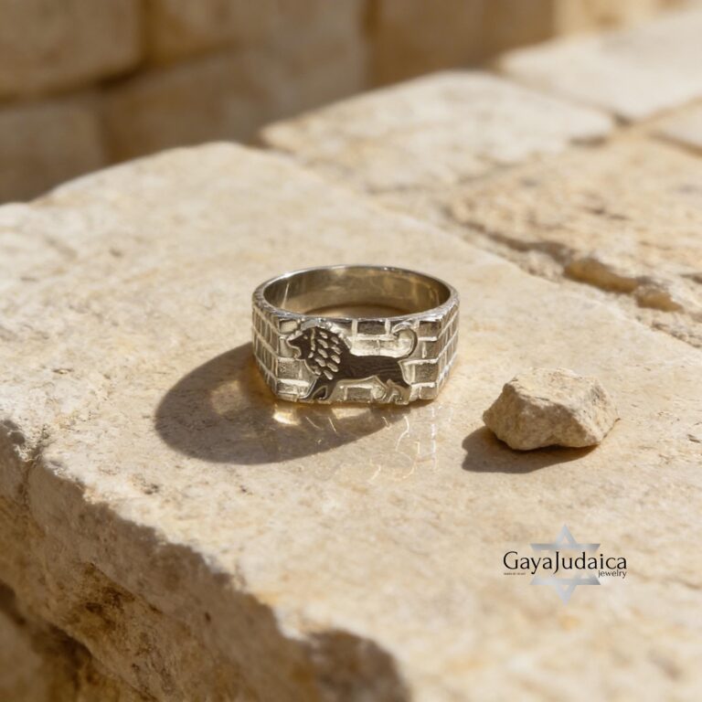 Sterling Silver Lion of Judah Ring — Western Wall Judaica, Handmade in Israel Sterling Silver Lion of Judah Ring — Western Wall Judaica, Handmade in Israel