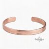 Sterling Silver Mens Cuff Bracelet Engraved — alternate angle, handmade in Israel