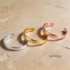 Sterling Silver Mens Cuff Bracelet Engraved — additional view, handmade in Israel
