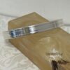 Sterling Silver Mens Cuff Bracelet Engraved — staged view, handmade in Israel