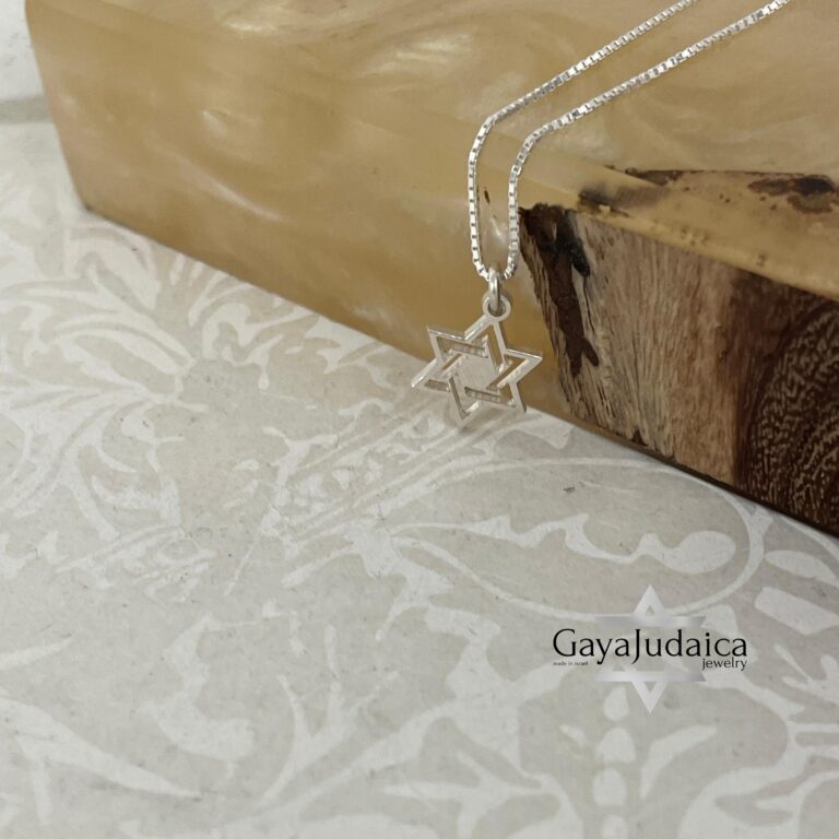 Tiny Star of David Necklace — Sterling Silver / 24K Gold / Rose Gold Judaica Jewelry