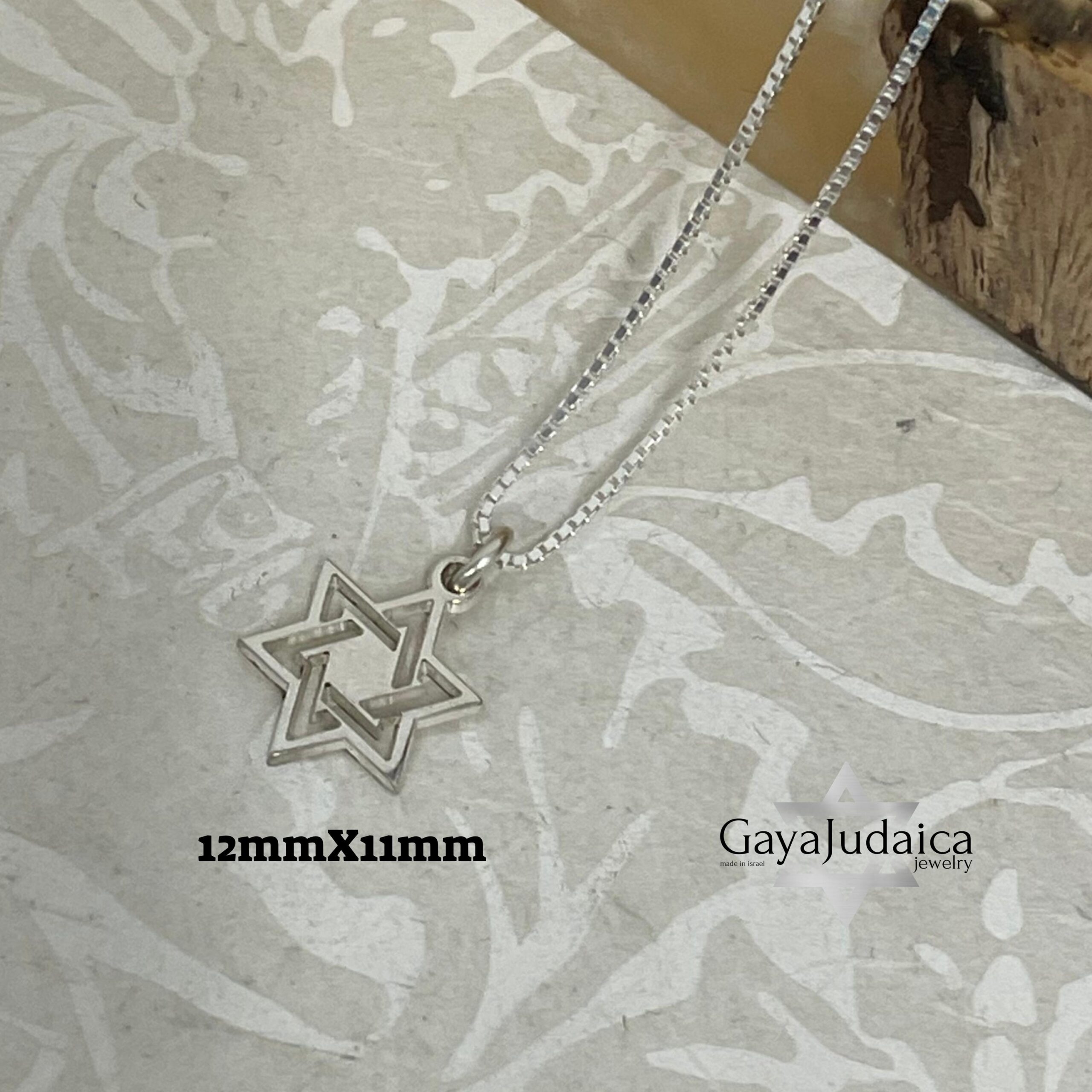 Tiny Star of David Necklace — Sterling Silver / 24K Gold / Rose Gold Judaica Jewelry Tiny Star of David Necklace — Sterling Silver / 24K Gold / Rose Gold Judaica Jewelry