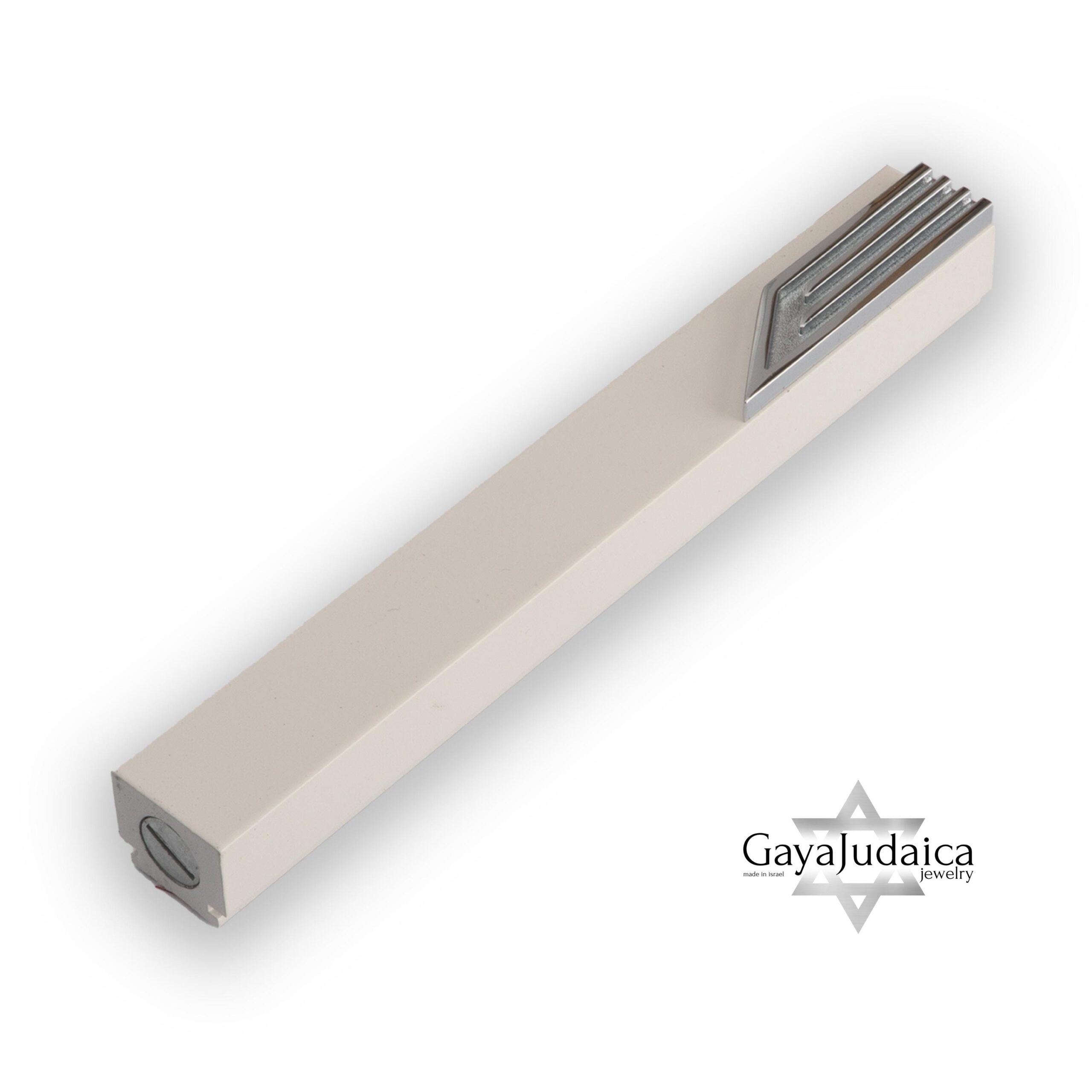 Modern Aluminum Mezuzah Case Modern Aluminum Mezuzah Case