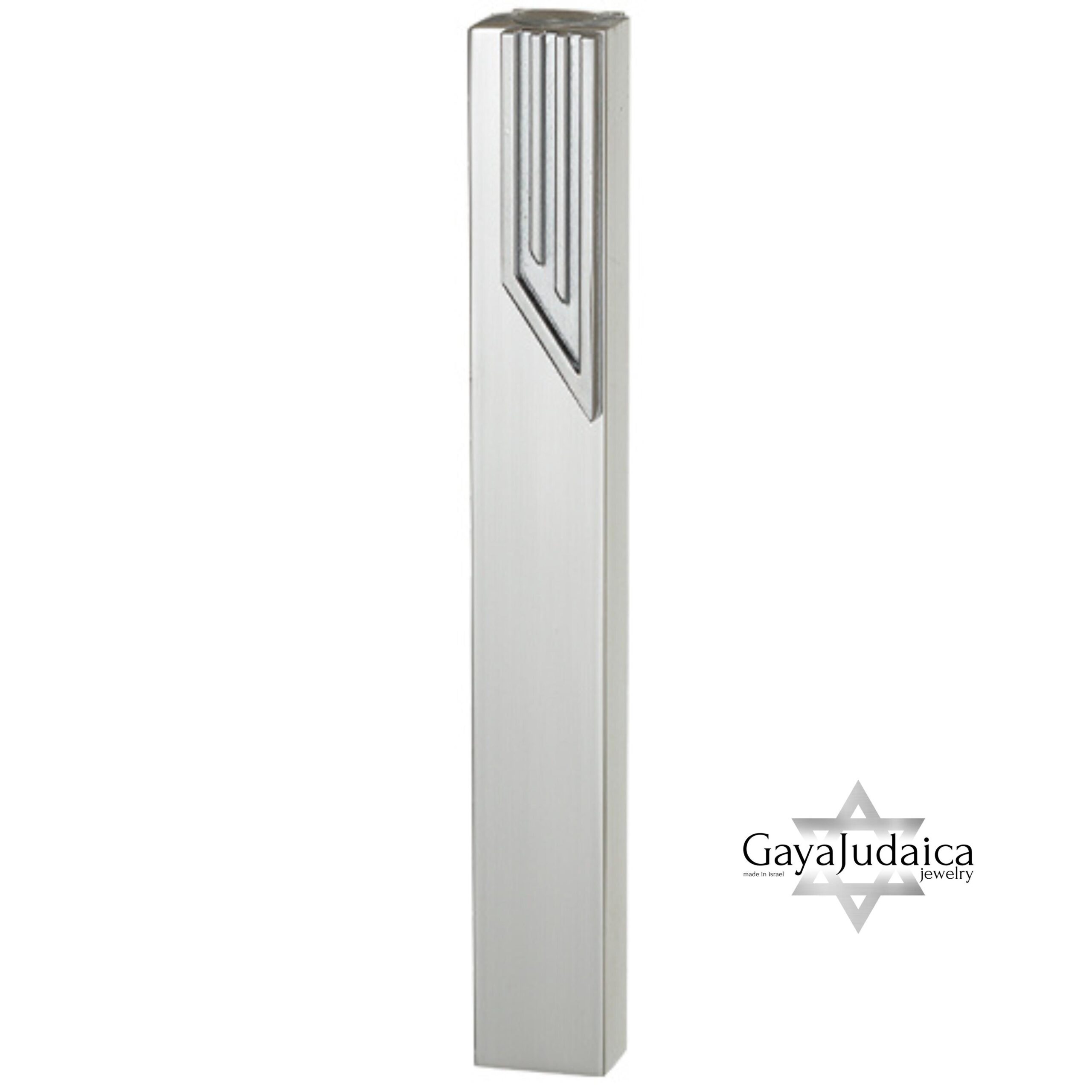 Modern Aluminum Mezuzah Case Modern Aluminum Mezuzah Case