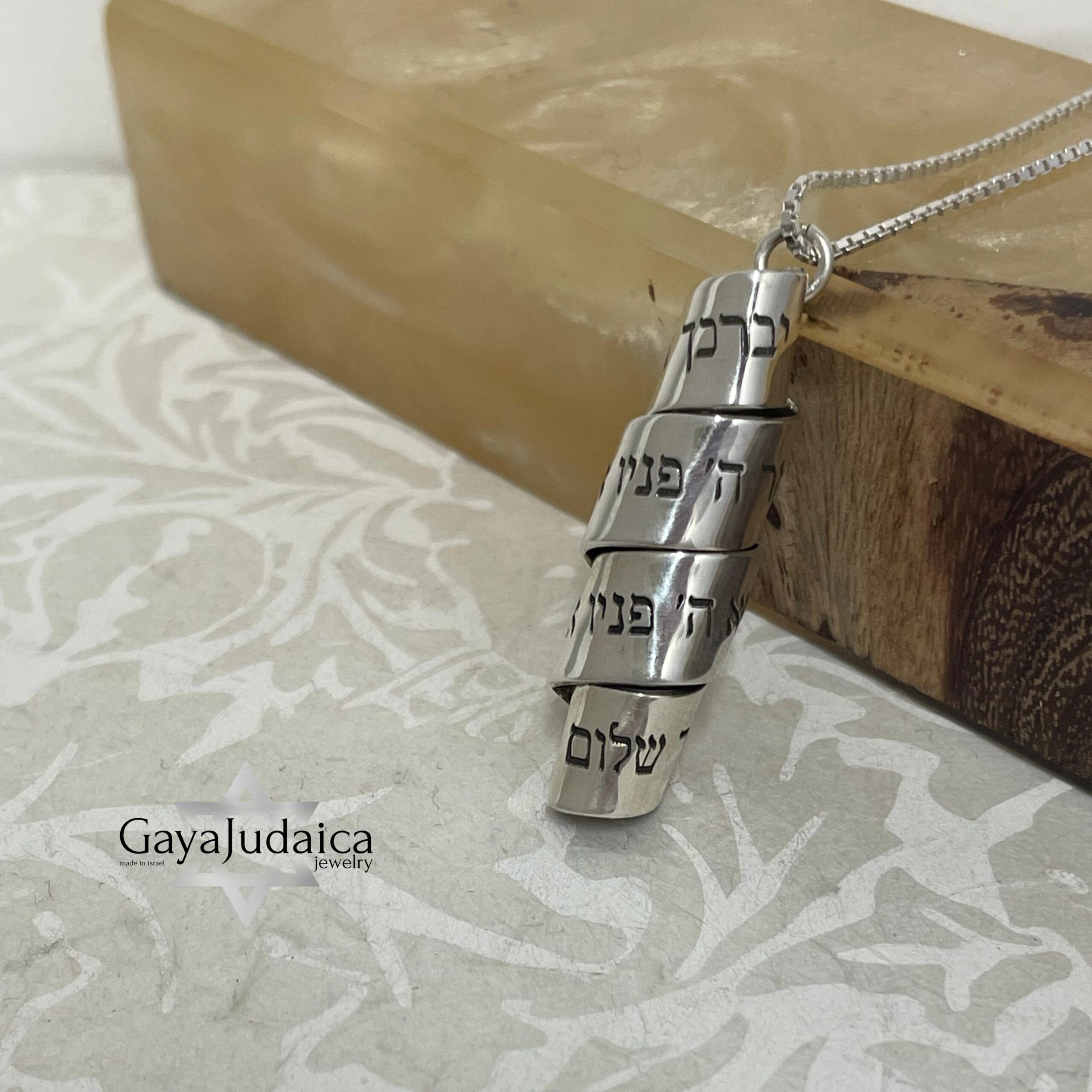 Personalized Silver Scroll Necklace, Custom Bible Verse Engraved Personalized Silver Scroll Necklace, Custom Bible Verse Engraved