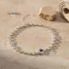 Nano Bible pendant bracelet on Rolo chain — Judaica jewelry — view 7