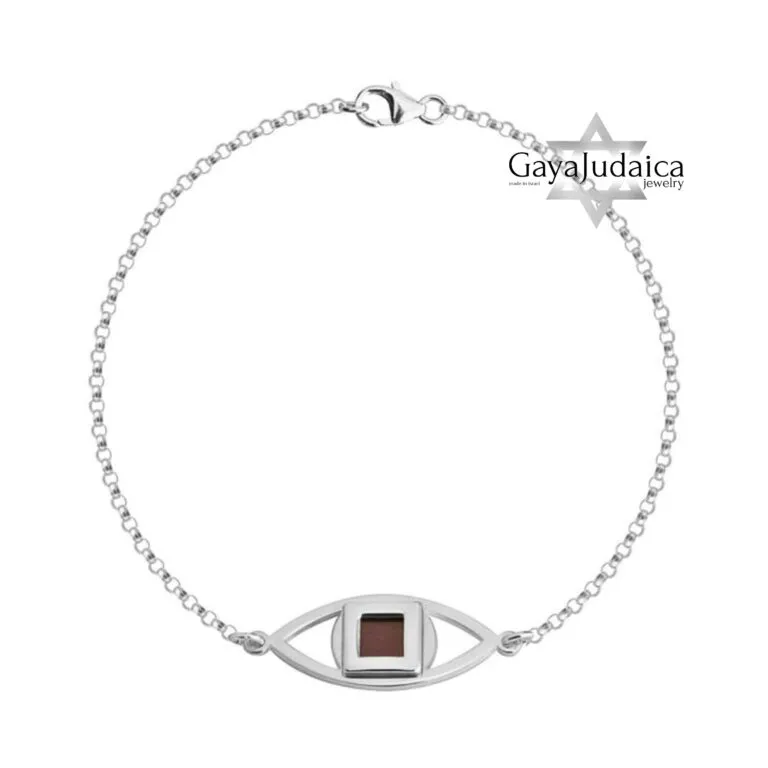 Evil Eye Nano Bible bracelet — Israeli Judaica jewelry — view 2