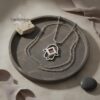 Hamsa Necklace: Sterling Silver Nano Bible, Evil Eye Protection Pendant Judaica jewelry image 9