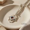Hamsa Necklace: Sterling Silver Nano Bible, Evil Eye Protection Pendant Judaica jewelry image 11