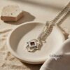 Hamsa Necklace: Sterling Silver Nano Bible, Evil Eye Protection Pendant Judaica jewelry image 17