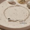 Hebrew name bracelet on Figaro chain — handmade Judaica jewelry — view 12