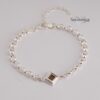 Nano Bible pendant bracelet on Rolo chain — Judaica jewelry — view 4