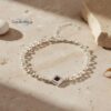 Nano Bible pendant bracelet on Rolo chain — Judaica jewelry — view 6