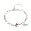 Nano Bible pendant bracelet on Rolo chain — Judaica jewelry — view 3