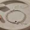 Nano Bible pendant bracelet on Rolo chain — Judaica jewelry — view 11