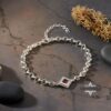 Nano Bible pendant bracelet on Rolo chain — Judaica jewelry — view 12