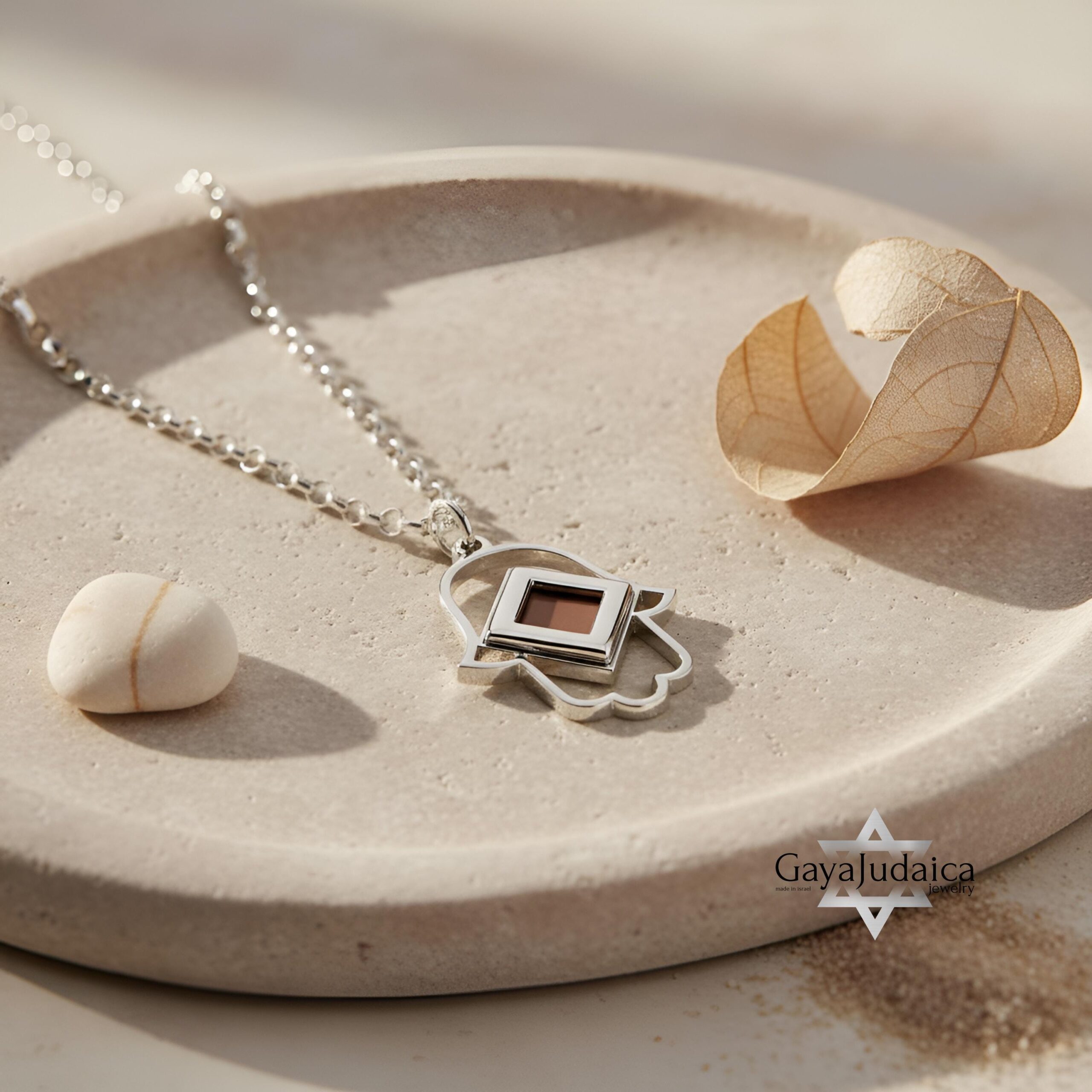 Hamsa Nano Bible Necklace, Sterling Silver Protection Pendant with Complete Tanakh Hamsa Nano Bible Necklace, Sterling Silver Protection Pendant with Complete Tanakh