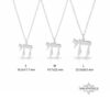 Sterling Silver Chai Necklace: Jewish Jewelry Gift from Israel Judaica jewelry image 5