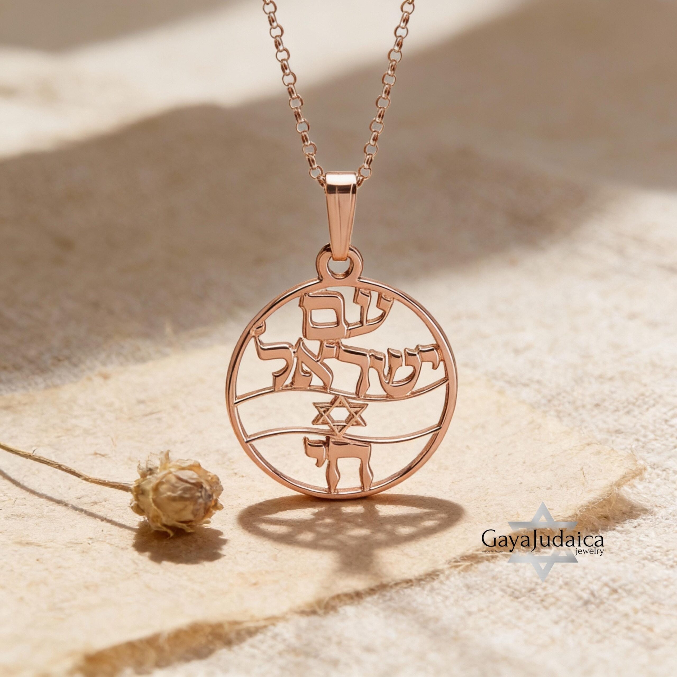 Am Yisrael Chai Star of David Necklace Am Yisrael Chai Star of David Necklace