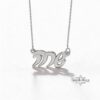 14K Gold Hebrew Name Necklace Judaica jewelry image 6