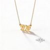 14K Gold Hebrew Name Necklace Judaica jewelry image 5