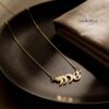 14K Gold Hebrew Name Necklace Judaica jewelry image 13