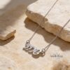 14K Gold Hebrew Name Necklace Judaica jewelry image 17