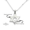 Sterling Silver Star of David Necklace product image 5