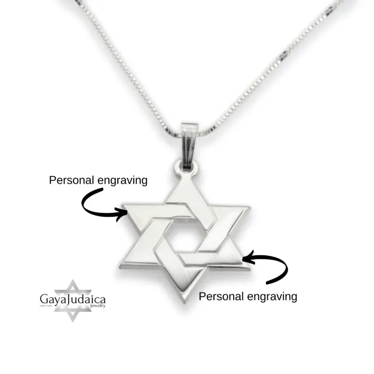 Sterling Silver Star of David Necklace product image 5