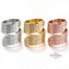 Eshet Chayil engraved ring with clear Hebrew lettering on a polished band