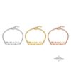 Personalized Hebrew name bracelet — handmade Judaica from Israel — view 5