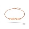 Personalized Hebrew name bracelet — handmade Judaica from Israel — view 4