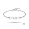 Personalized Hebrew Name Bracelet — handmade Judaica from Israel — detail