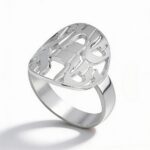 14K Solid Gold Shema Israel Ring — Hebrew Prayer Band, Handmade Judaica