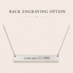 Personalized Black Stainless Steel Dog Tag Necklace — Engraved Curb Chain