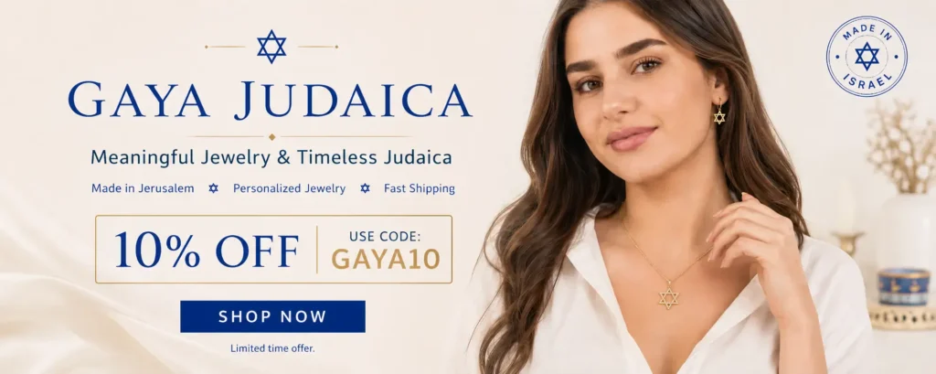 Gaya Judaicia 10% off banner