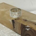 Personalized Hebrew Name Ring — Sparkling Sterling Silver, Handmade in Israel