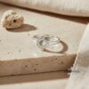 Sterling Silver Star of David Ring — Magen David Band, Handmade Judaica from Israel