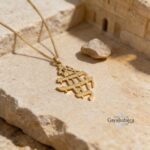 14K Gold I Am My Beloved Hebrew Necklace — Jewish Bible Verse Judaica Jewelry