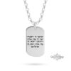 Personalized Hebrew Engraved Sterling Silver Necklace — Jewish Judaica Jewelry — detail