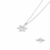 Sterling Silver Star of David Necklace — October 7th Memorial Pendant Judaica — detail